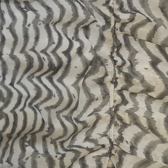 EUC Rachel Kate Women’s Sequin collar short sleeve stripped wave pattern Dress - Picture 11 of 11